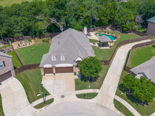 2201 Mountain Creek Ct, Wylie, TX 75098 - bird's eye view of a pool