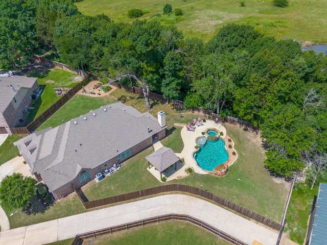 2201 Mountain Creek Ct, Wylie, TX 75098 - aerial overview of property's location featuring a pool