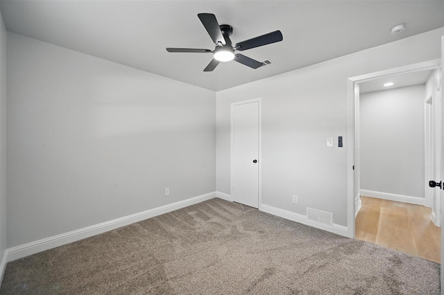 3651 Cindy Dr, Fort Worth, TX 76111 - unfurnished bedroom featuring baseboards, carpet flooring, lofted ceiling, and a ceiling fan