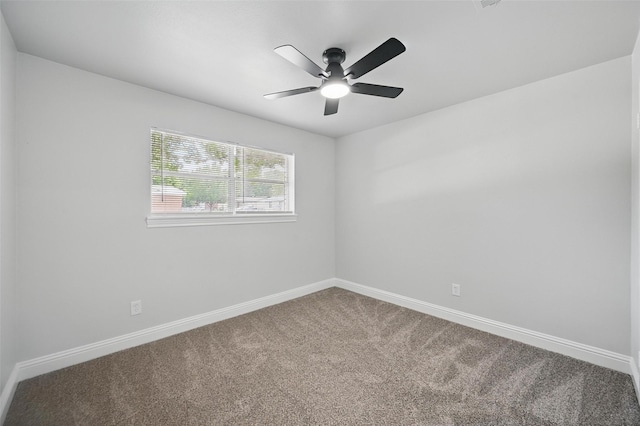 3651 Cindy Dr, Fort Worth, TX 76111 - carpeted empty room with a ceiling fan and baseboards