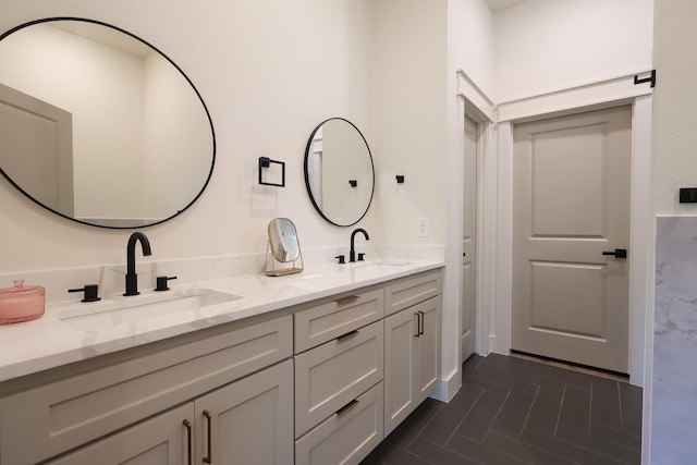 2836 Ave L, Fort Worth, TX 76105 - full bathroom with tile patterned floors and double vanity