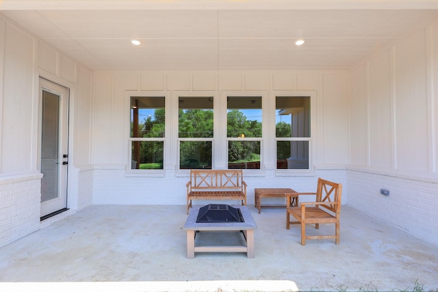 2836 Ave L, Fort Worth, TX 76105 - view of patio / terrace with an outdoor fire pit