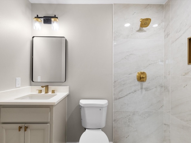 1013 Nueva Tierra St, Grand Prairie, TX 75052 - full bath featuring a tile shower, toilet, and vanity