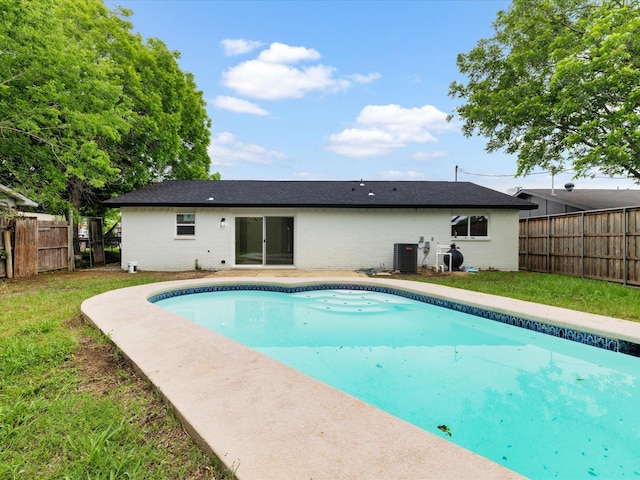 1013 Nueva Tierra St, Grand Prairie, TX 75052 - view of swimming pool featuring central air condition unit