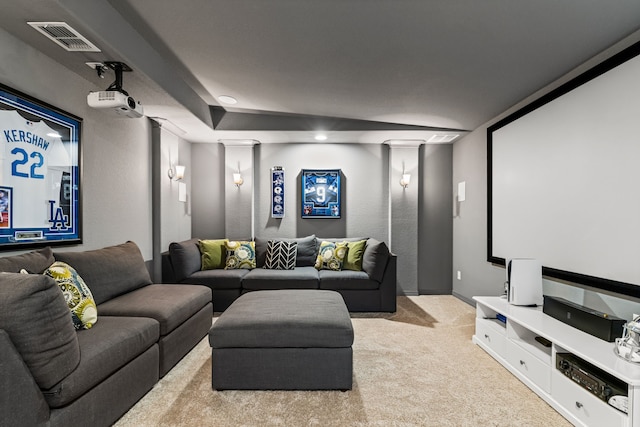 1020 Highpoint Way, Roanoke, TX 76262 - view of carpeted cinema room