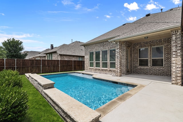 1020 Highpoint Way, Roanoke, TX 76262 - view of swimming pool featuring a fenced backyard and a patio