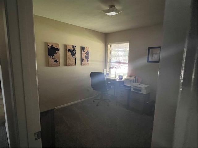 609 S 3rd St, Sanger, TX 76266 - carpeted office space featuring baseboards