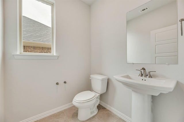 3229 Loftwood Ln, Anna, TX 75409 - half bath with baseboards and tile patterned flooring