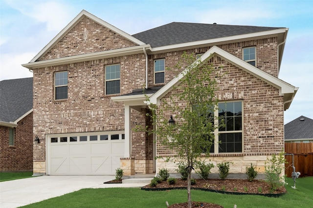 3229 Loftwood Ln, Anna, TX 75409 - view of front of property featuring brick siding, driveway, and a garage
