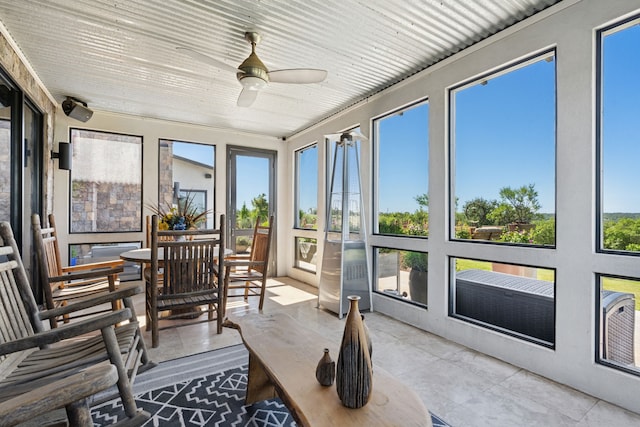 2333 County Road 163, Stephenville, TX 76401 - sunroom / solarium with tile patterned flooring