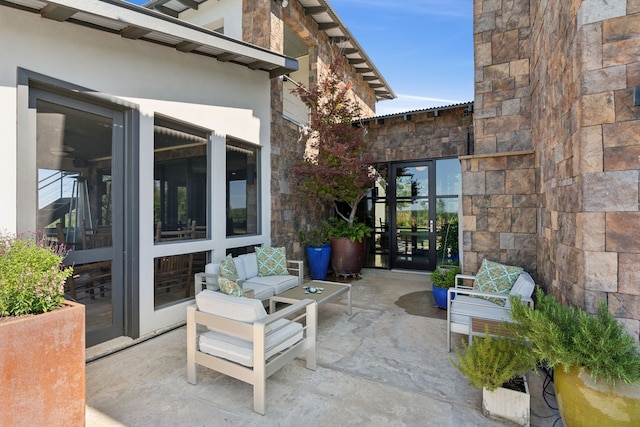 2333 County Road 163, Stephenville, TX 76401 - view of patio with an outdoor living space