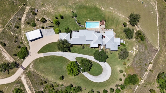 2333 County Road 163, Stephenville, TX 76401 - aerial overview of property's location with a pool