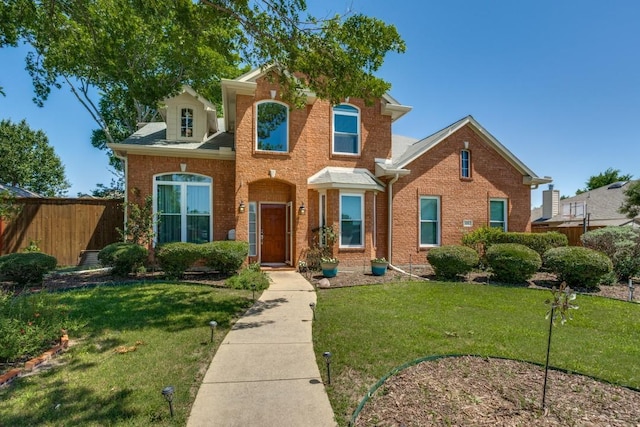 431 Lakefield Dr, Murphy, TX 75094 - traditional-style home featuring brick siding