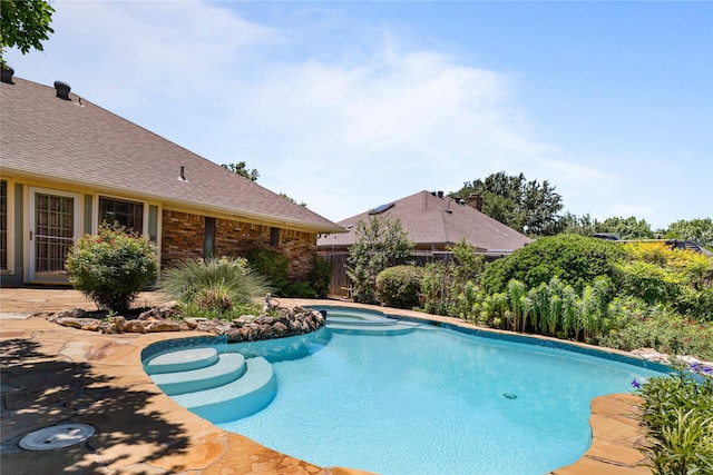 4001 Sonora Dr, Plano, TX 75074 - view of pool with a pool with connected hot tub