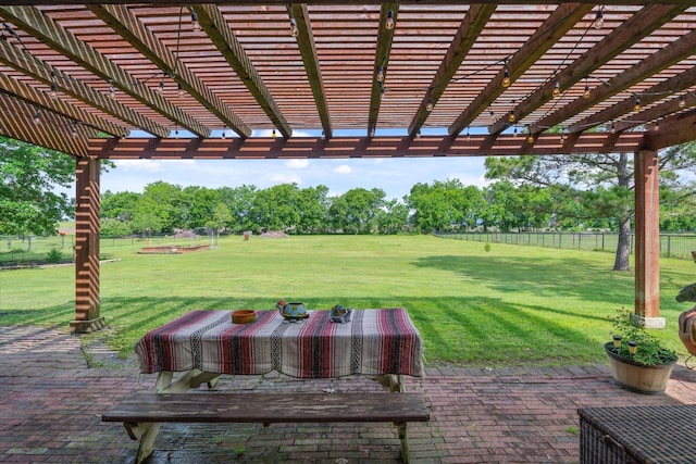 12319 N Emerald Ranch Ln, Forney, TX 75126 - view of patio / terrace featuring a pergola