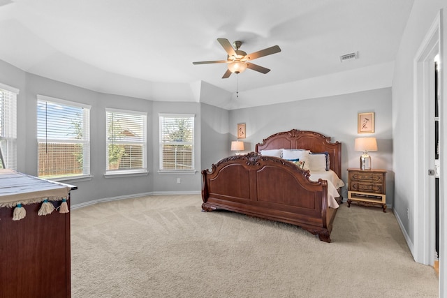 952 Sweeping Butte Dr, Fort Worth, TX 76052 - carpeted bedroom with baseboards and a ceiling fan