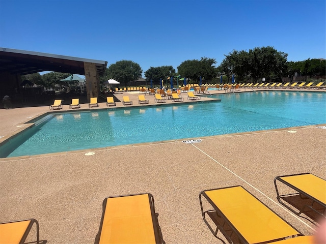 1016 Camp Verde Dr, Forney, TX 75126 - community pool featuring a patio