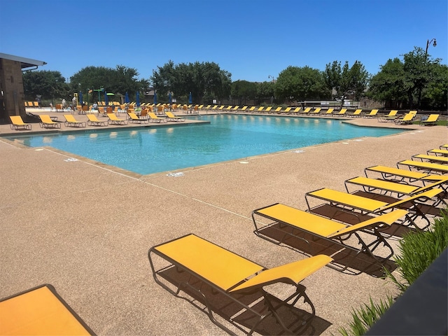 1016 Camp Verde Dr, Forney, TX 75126 - community pool featuring a patio area