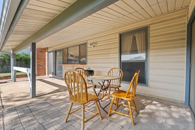 4028 Engleman St, Fort Worth, TX 76137 - view of patio / terrace featuring outdoor dining area