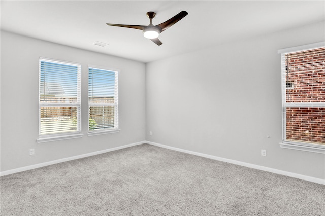 1135 Saddle Ridge Dr, Aubrey, TX 76227 - carpeted spare room with a ceiling fan and baseboards