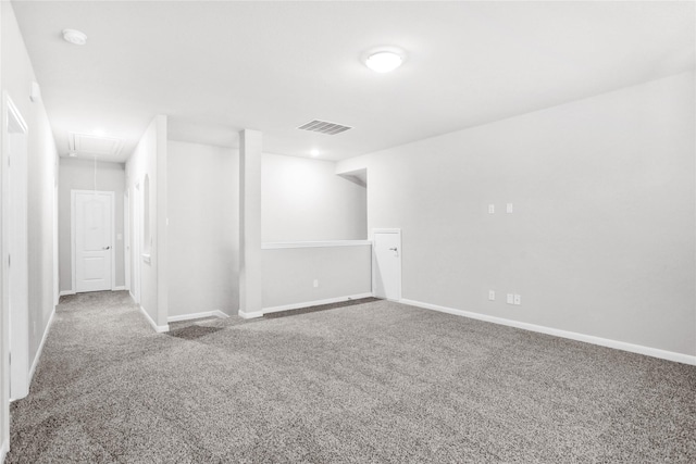 1135 Saddle Ridge Dr, Aubrey, TX 76227 - spare room with attic access, carpet, and baseboards