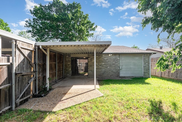 1824 Angelina Dr, Garland, TX 75040 - rear view of property with brick siding and a gate
