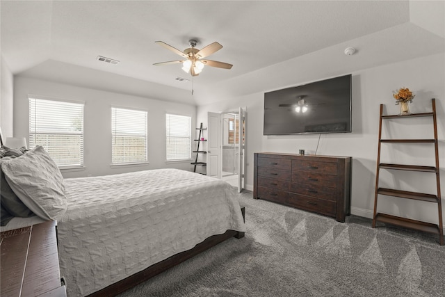 3409 Melrose Ct, Wylie, TX 75098 - carpeted bedroom with multiple windows, baseboards, and ceiling fan