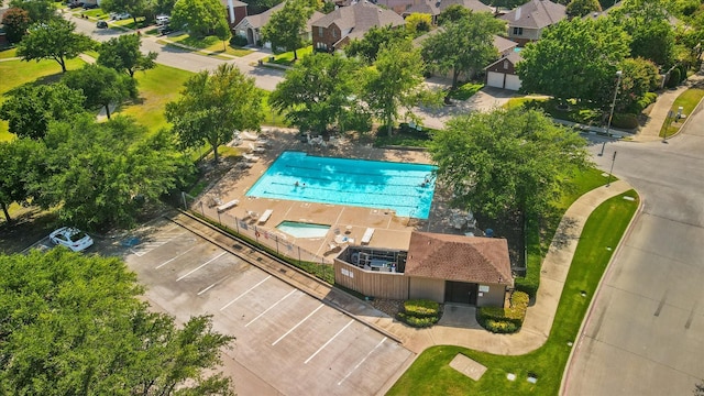 3409 Melrose Ct, Wylie, TX 75098 - aerial view of a pool