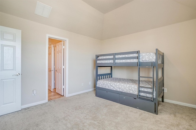 9836 Amaranth Dr, Fort Worth, TX 76177 - carpeted bedroom with baseboards and vaulted ceiling