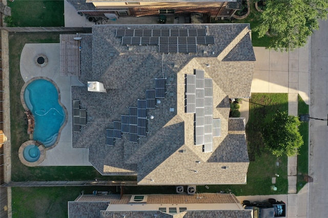 9836 Amaranth Dr, Fort Worth, TX 76177 - bird's eye view of a pool