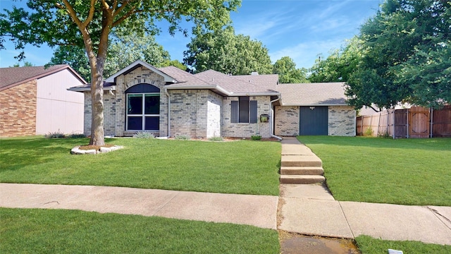 7409 Pebble Beach Dr, Rowlett, TX 75088 - single story home featuring brick siding and a shingled roof