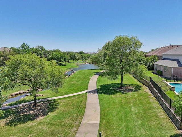 5594 Beacon Hill Dr, Frisco, TX 75036 - view of property's community with a water view