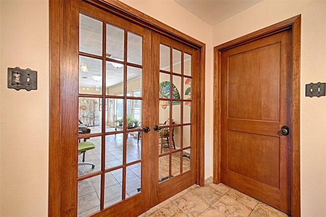 2112 Columbia Dr, Richardson, TX 75081 - doorway featuring french doors