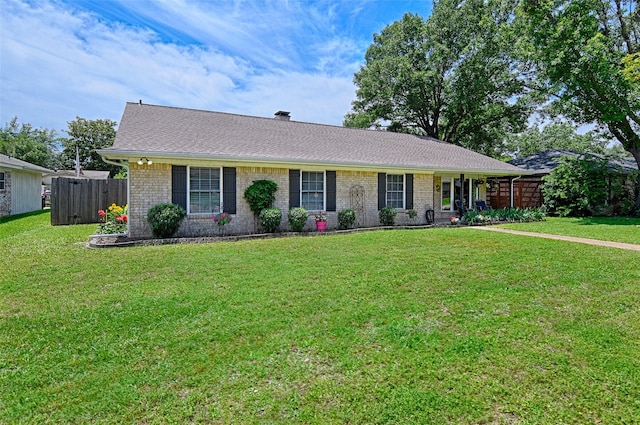 2112 Columbia Dr, Richardson, TX 75081 - ranch-style house featuring brick siding and roof with shingles