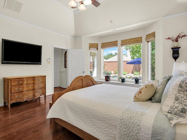 2525 Still Springs Dr, Little Elm, TX 75068 - bedroom featuring wood finished floors, ornamental molding, and baseboards