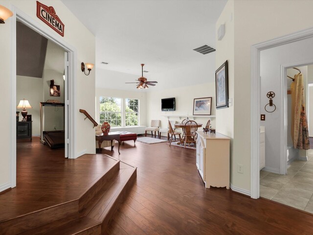 2525 Still Springs Dr, Little Elm, TX 75068 - hall with wood finished floors and baseboards