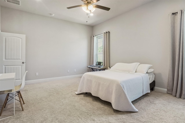 444 Oliver Ct, Argyle, TX 76226 - bedroom with carpet, baseboards, and ceiling fan