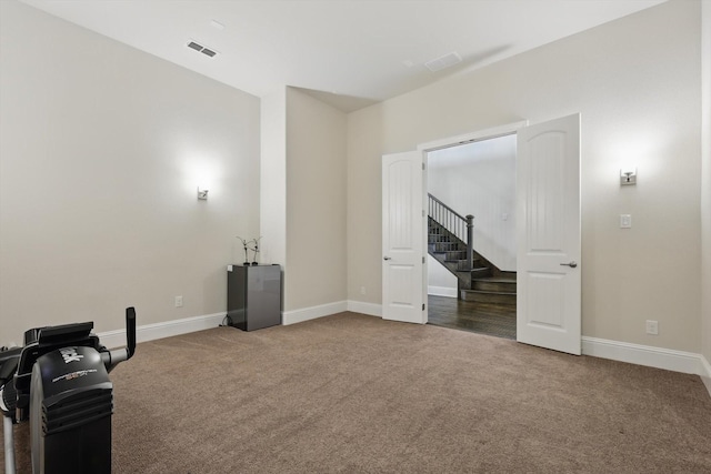 2812 Cedar Elm Dr, Carrollton, TX 75010 - interior space featuring carpet floors and baseboards