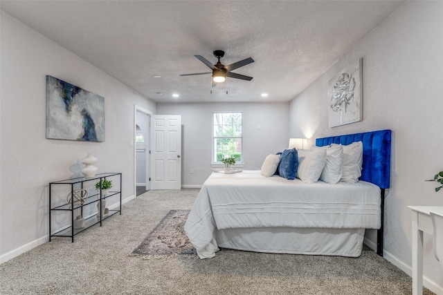3321 NW 31st St, Fort Worth, TX 76106 - carpeted bedroom featuring a ceiling fan and baseboards