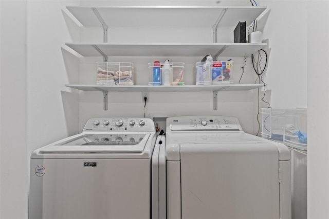 4304 Warnock Ct, Fort Worth, TX 76109 - laundry room with washer and clothes dryer