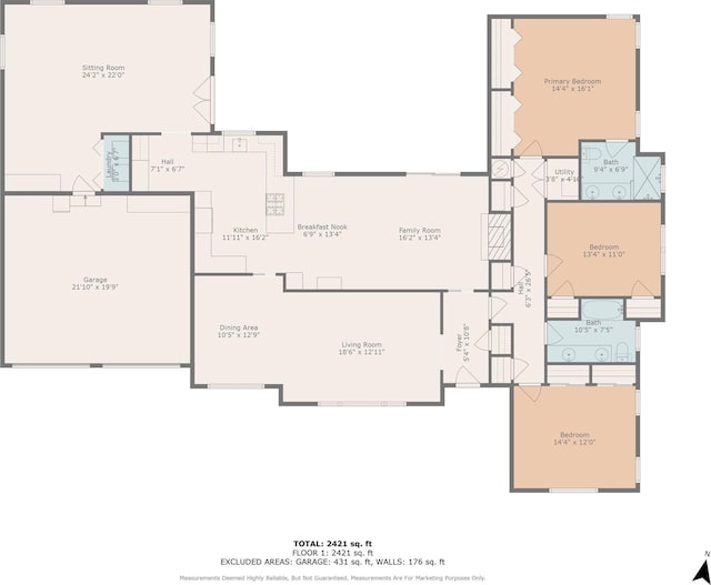 4304 Warnock Ct, Fort Worth, TX 76109 - floor plan / room layout