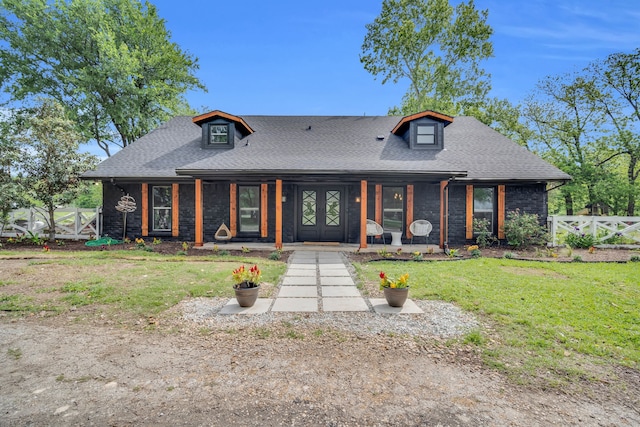 1015 S Lowrance Rd, Pecan Hill, TX 75154 - view of front of property with a porch and roof with shingles