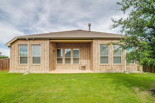 7200 Paso Verde Dr, Fort Worth, TX 76131 - rear view of house featuring brick siding and a patio area
