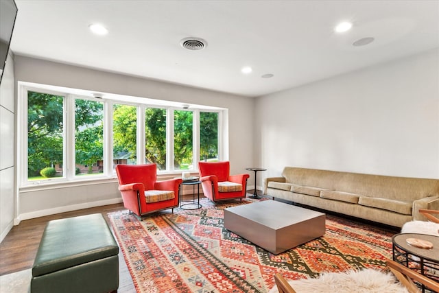 133 Lakeridge Dr, Dallas, TX 75218 - living room with wood finished floors and recessed lighting