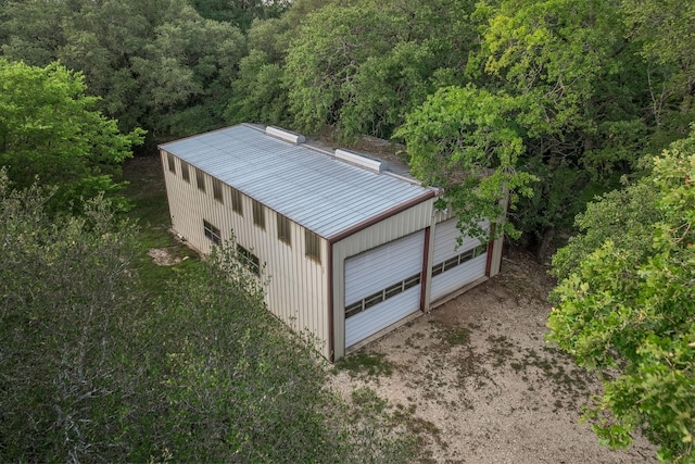 607 Audrey Ave, Waco, TX 76705 - view from above of property featuring a heavily wooded area