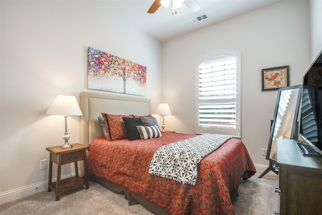 3717 Silver Birch Dr, Mckinney, TX 75071 - carpeted bedroom featuring baseboards and ceiling fan