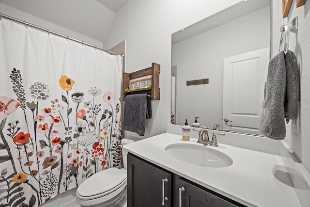 11013 Cobalt Dr, Aubrey, TX 76227 - full bathroom featuring vanity, toilet, and a shower with curtain