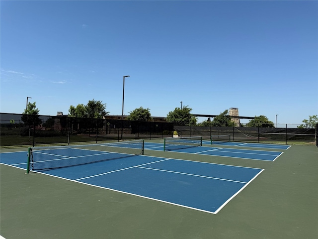 11013 Cobalt Dr, Aubrey, TX 76227 - view of tennis court with community basketball court