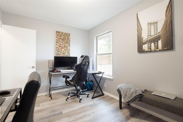 8713 Sabinas Trl, Fort Worth, TX 76118 - office featuring wood finished floors and baseboards