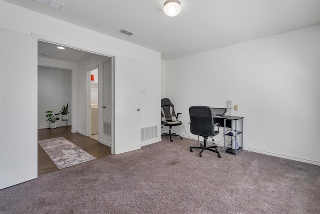 4506 Maplewood Ave, Balch Springs, TX 75180 - office with carpet flooring and baseboards